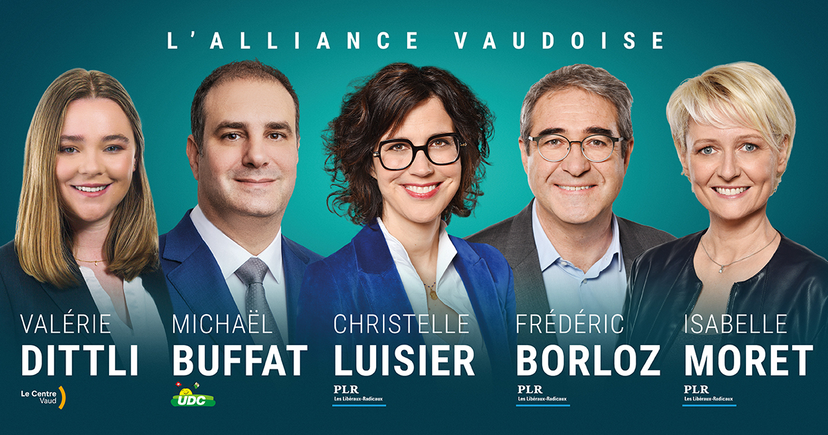 L'Alliance vaudoise a officiellement lancé sa campagne en vue des élections cantonales